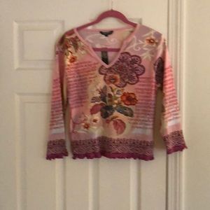 NEW Embellished long sleeve top chaudry kc